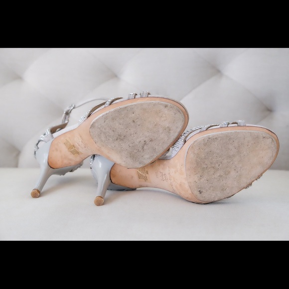 Antonio Melani Rhinestone Heels Size 9 Bridal Shoes - Picture 5 of 6